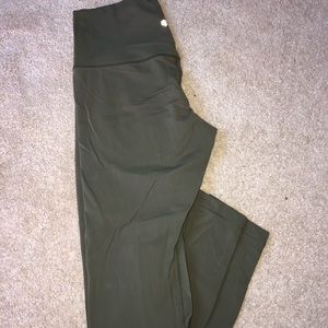 Green Leggings- lulu lemon dupe
